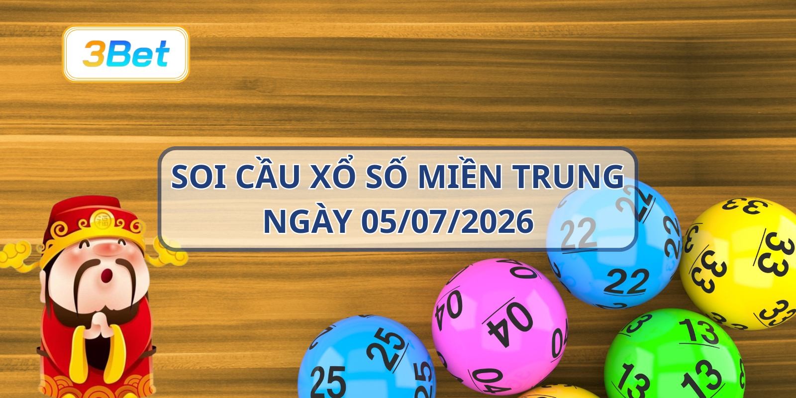 3BET Soi cầu XSMT ngày 05/07/2026 - Nắm nhịp lô vàng từ 3BET